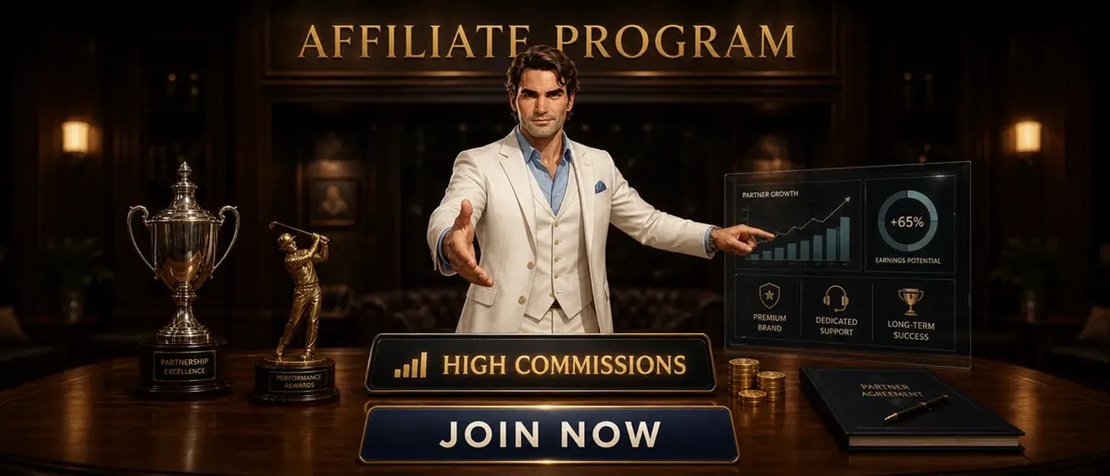 Rejoignez le programme d'affiliation Billionairespin