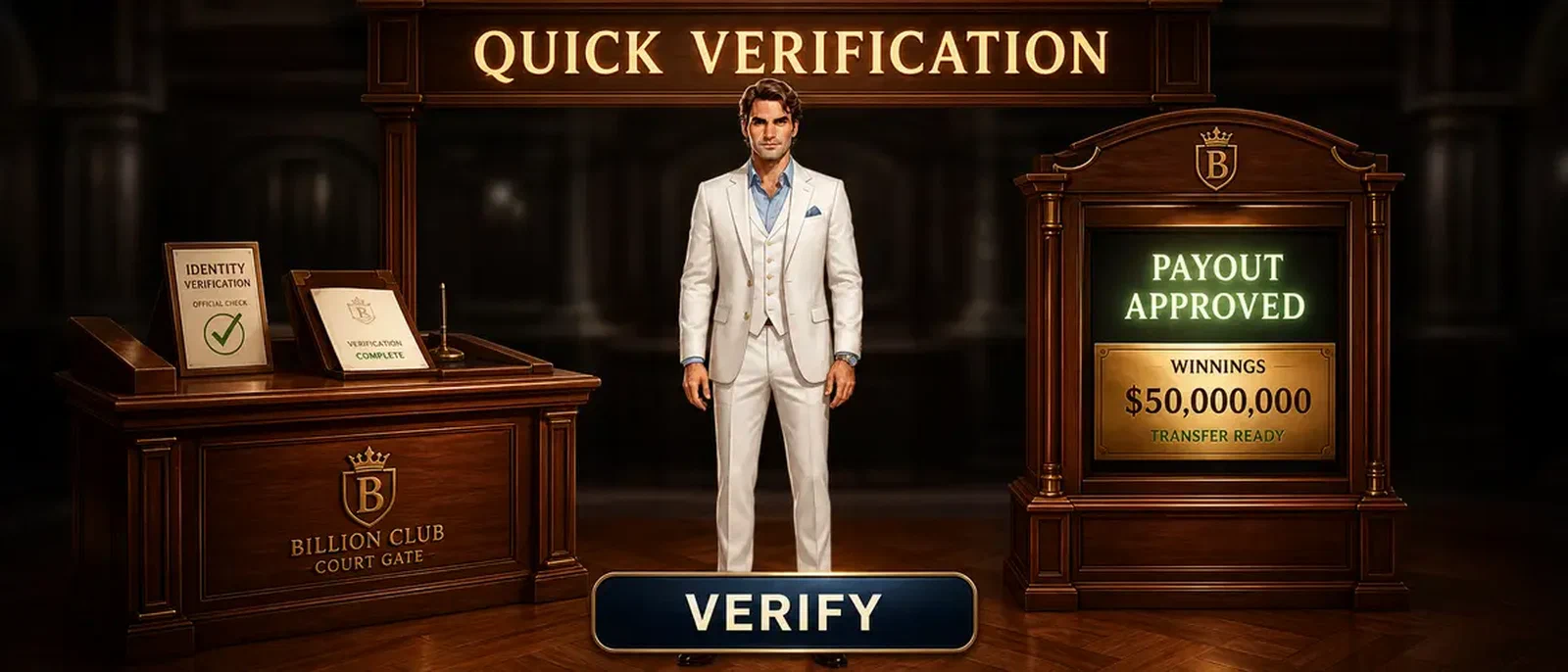 Vérification KYC Billionairespin